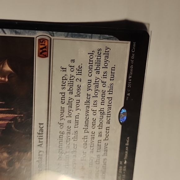 Magic the Gathering  The Chain Veil Mythic Rare Artifact  M15  #215/269 NM/M - Picture 2 of 3